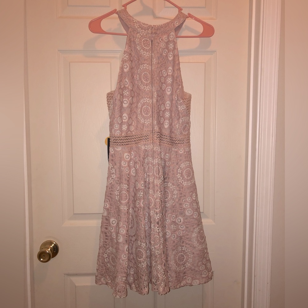 City Triangle sleeveless mini dress.